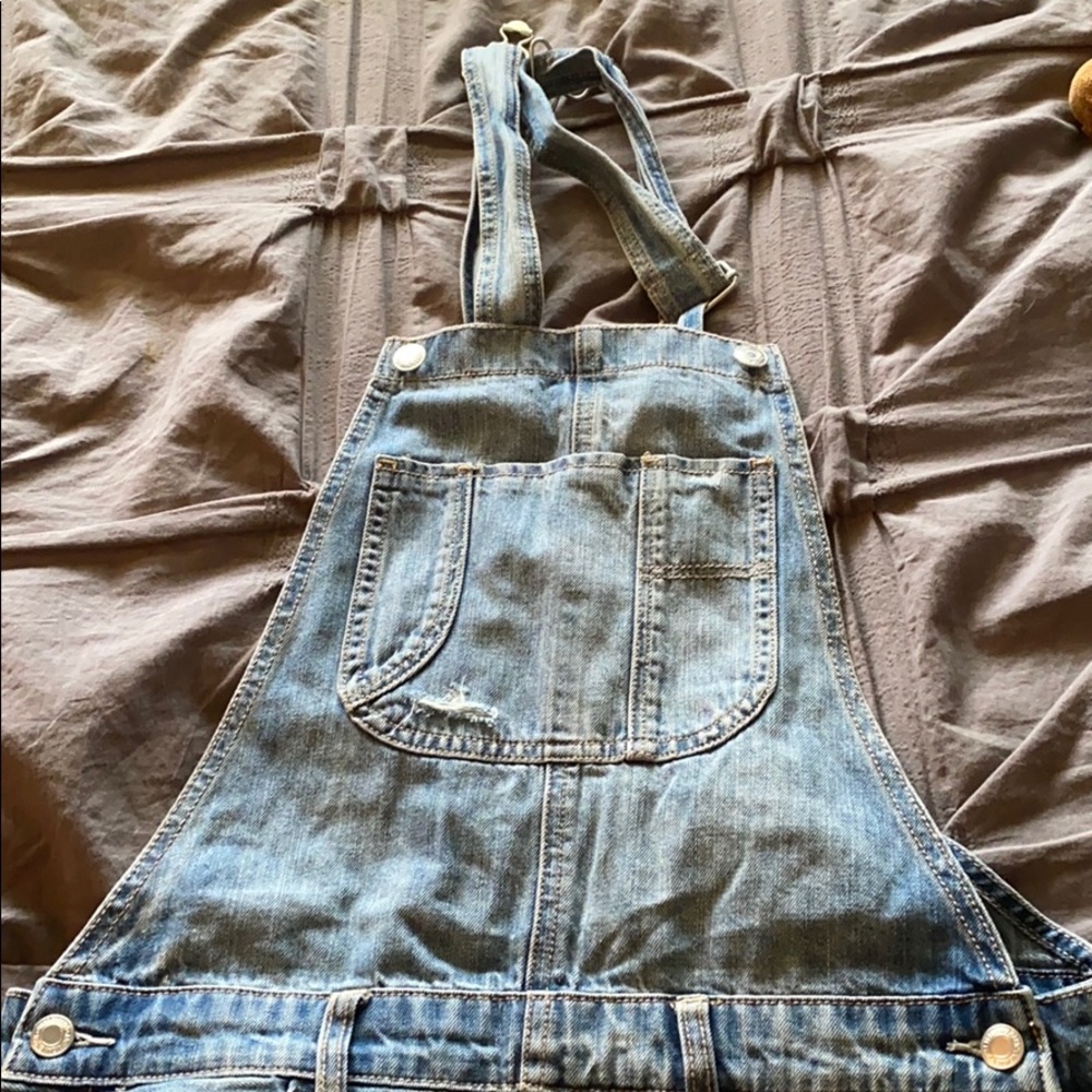 American Eagle Jean Short Overalls